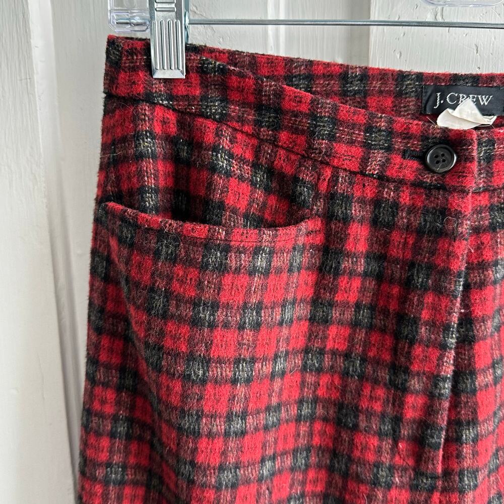 J.Crew Plaid Wool Pants – Classic Tailored Trousers - Picture 4 of 7